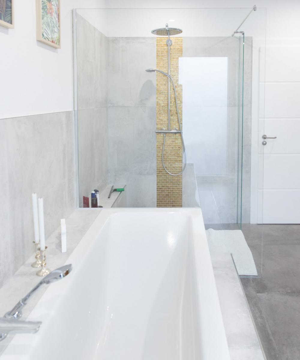 Betonoptik Badezimmer Homestory Wingender 